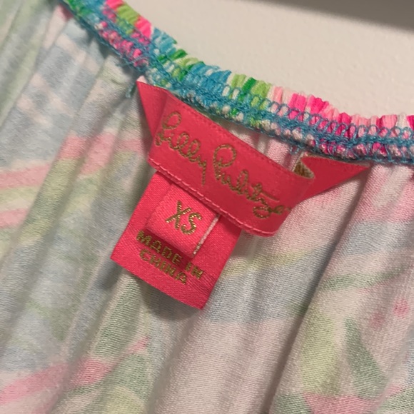 Lilly Pulitzer NWOT Lana Off-the-Shoulder Floral Romper Sz XS - Picture 3 of 4